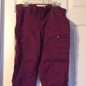 Sonoma fuchsia cargo pants
